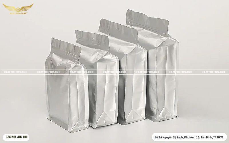 túi nhôm 4 lớp dạng gói
